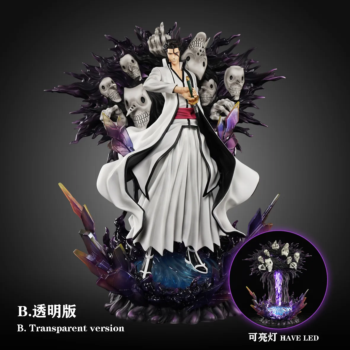 HXHENG Studio x CHENG Studio 1/6 Bleach Aizen Sousuke Statue 