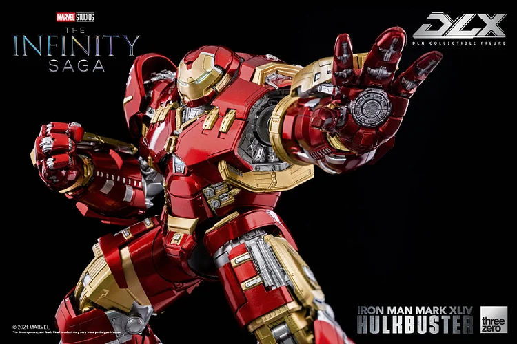  DLX Iron Man Infinity Legend Mark 44 Hulkbuster Action Figure, Threezero Studio, In stock