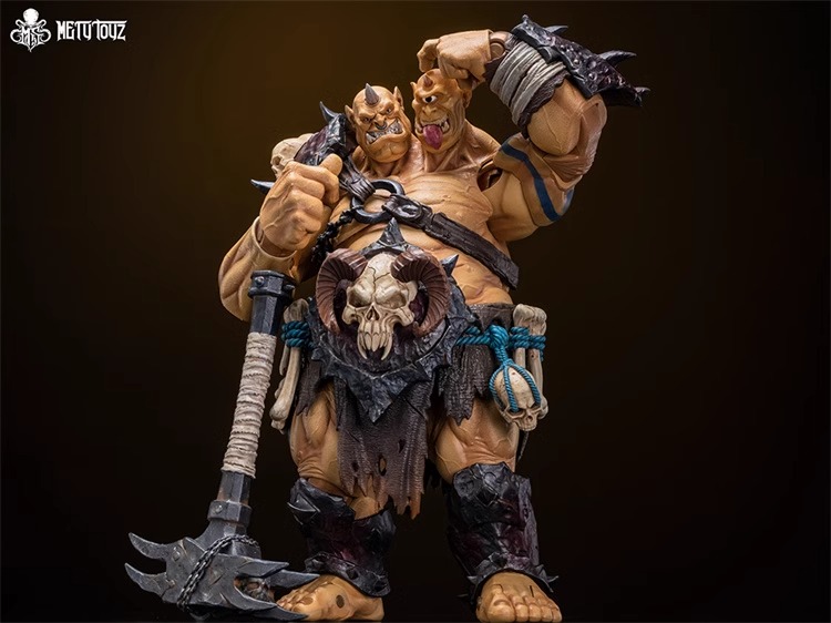 Adventurer's World-Skullcrusher-Ogrus Warrior Soldier Statue, Pre-sale, METYTOYZ Studio