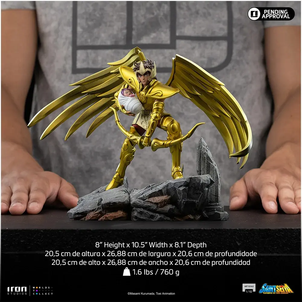Iron Studios - Sagittarius Aiolos Saint Seiya Art Scale 1/10 Statue (Licensed)