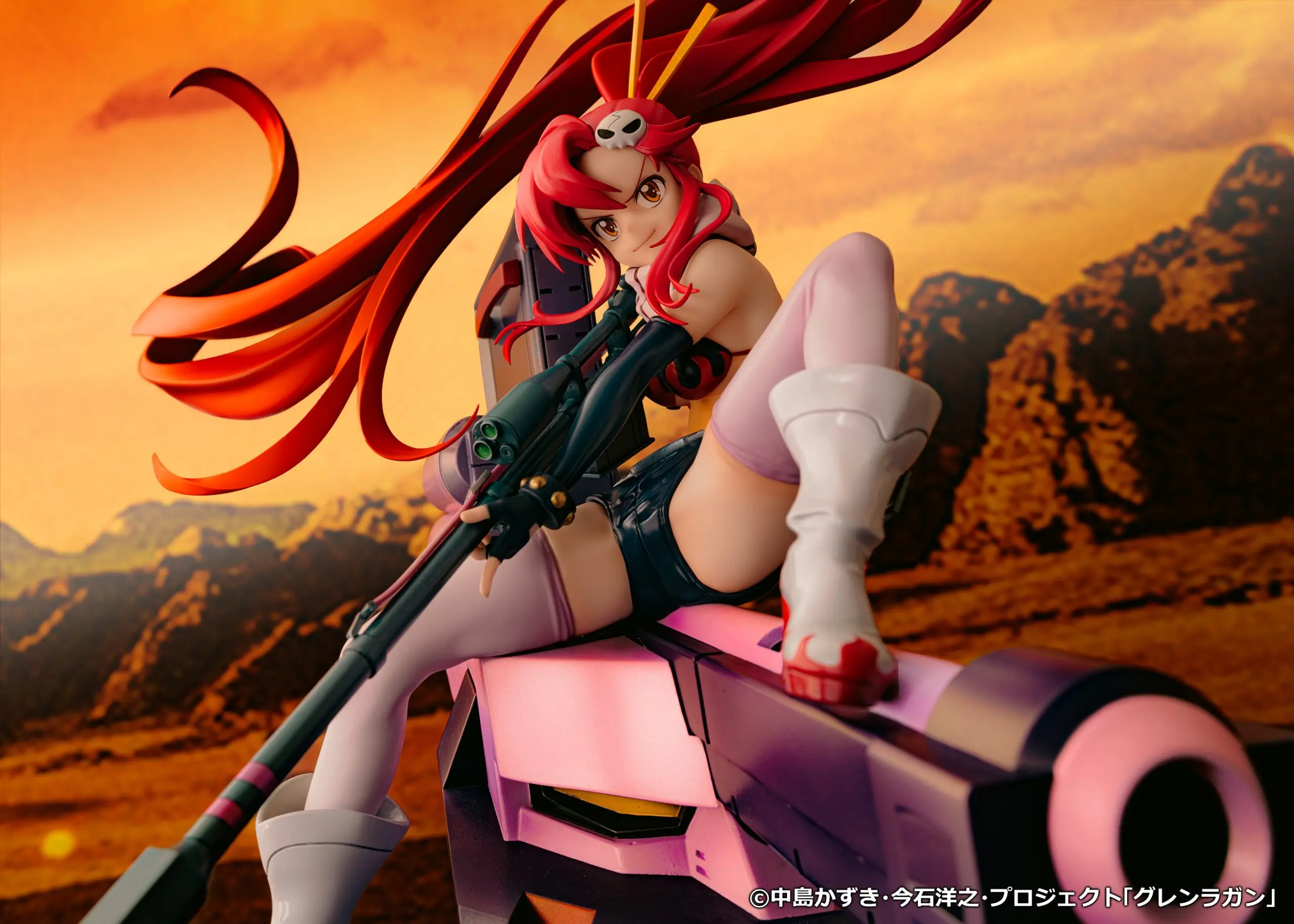 PROOF - Gurren Lagann Yoko & Yoko M Tank Complete Figure (Licensed) Statue (GK)