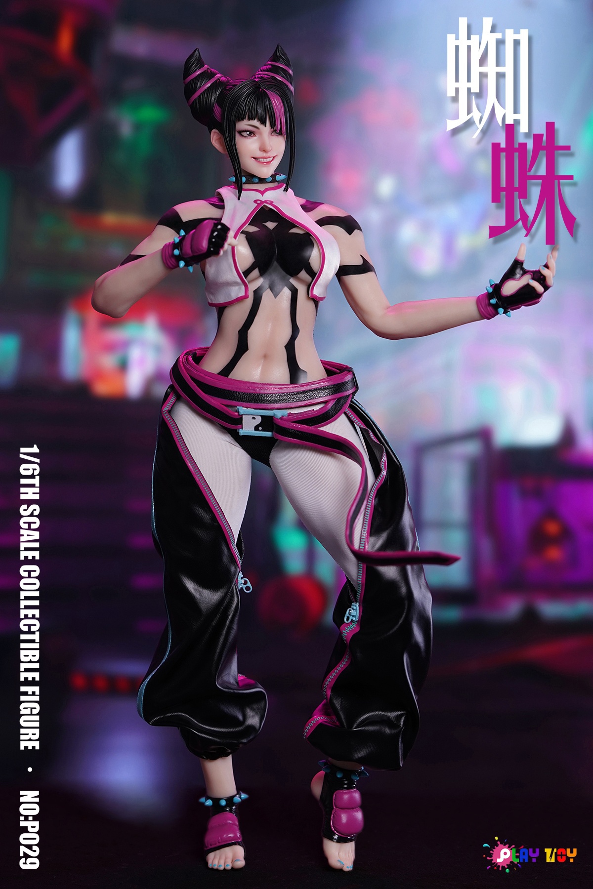 Street Fighter 1/6 Spider Girl Agent 6th Generation P029 Han Juri Statue(GK)-PLAY TOY Studio 