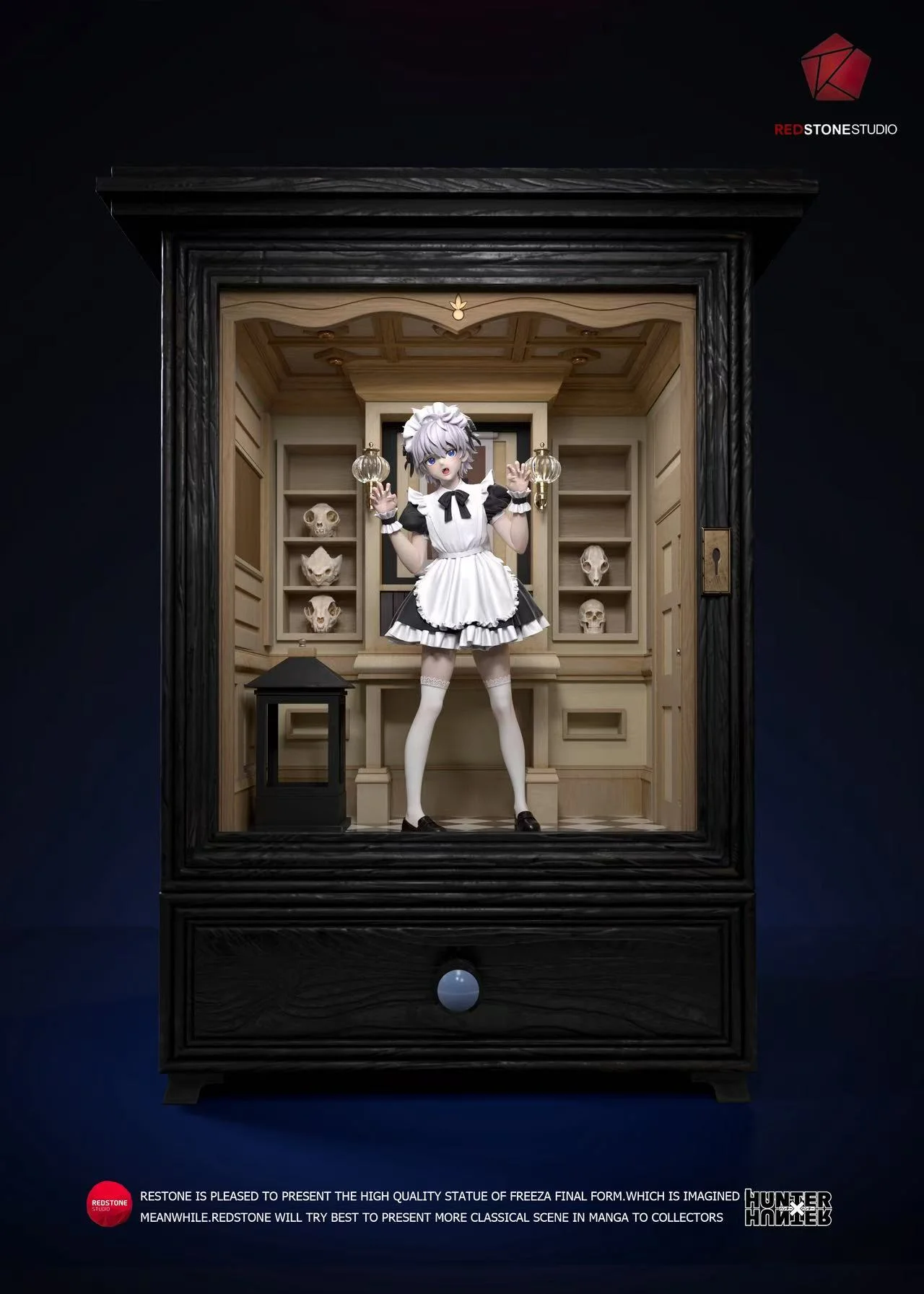 Red Stone Studio - Killua Zoldyck maid outfit 1/6 Statue