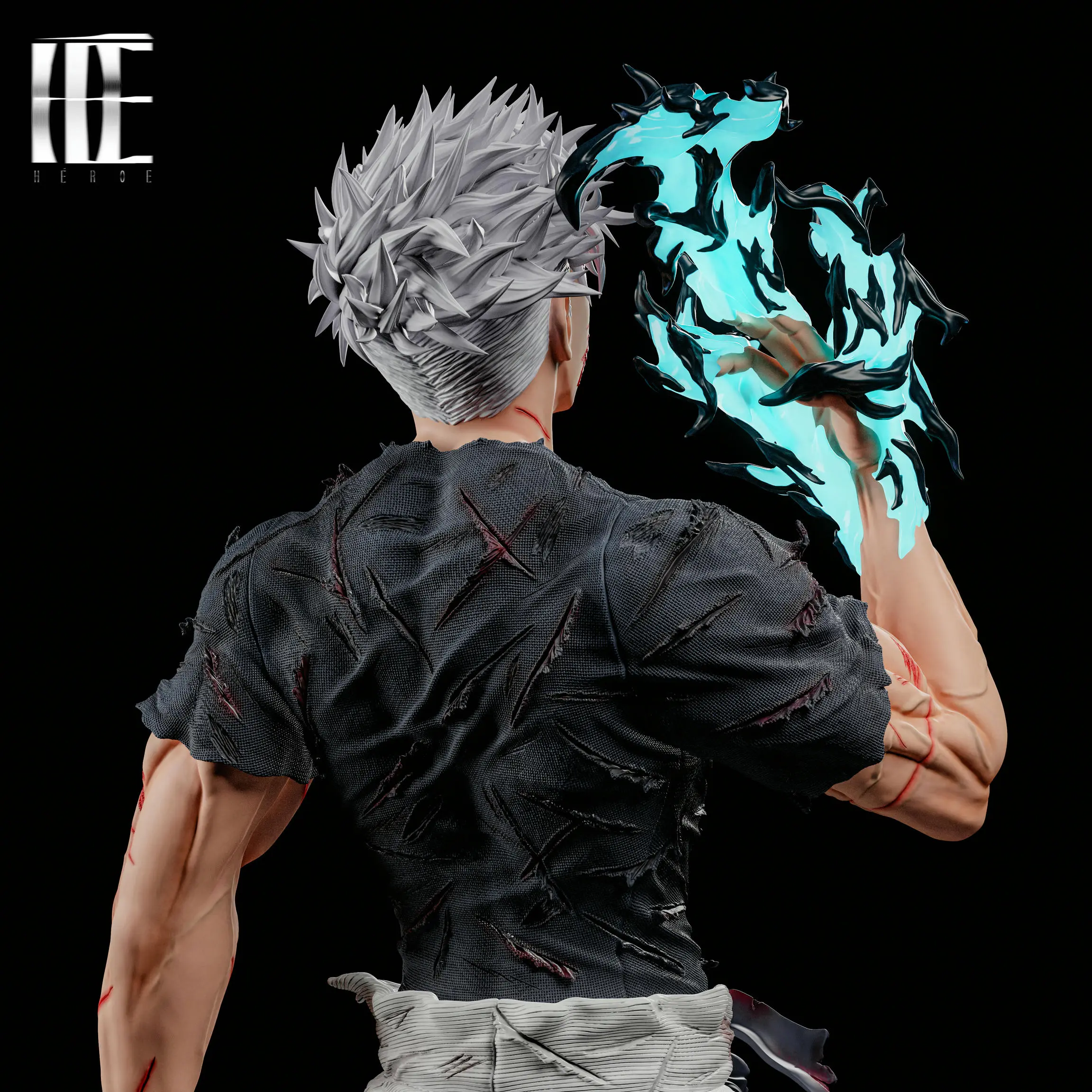 Heroe Collectibles Studio - Jujutsu Kaisen Battle Damaged Satoru Gojo Statue(GK)