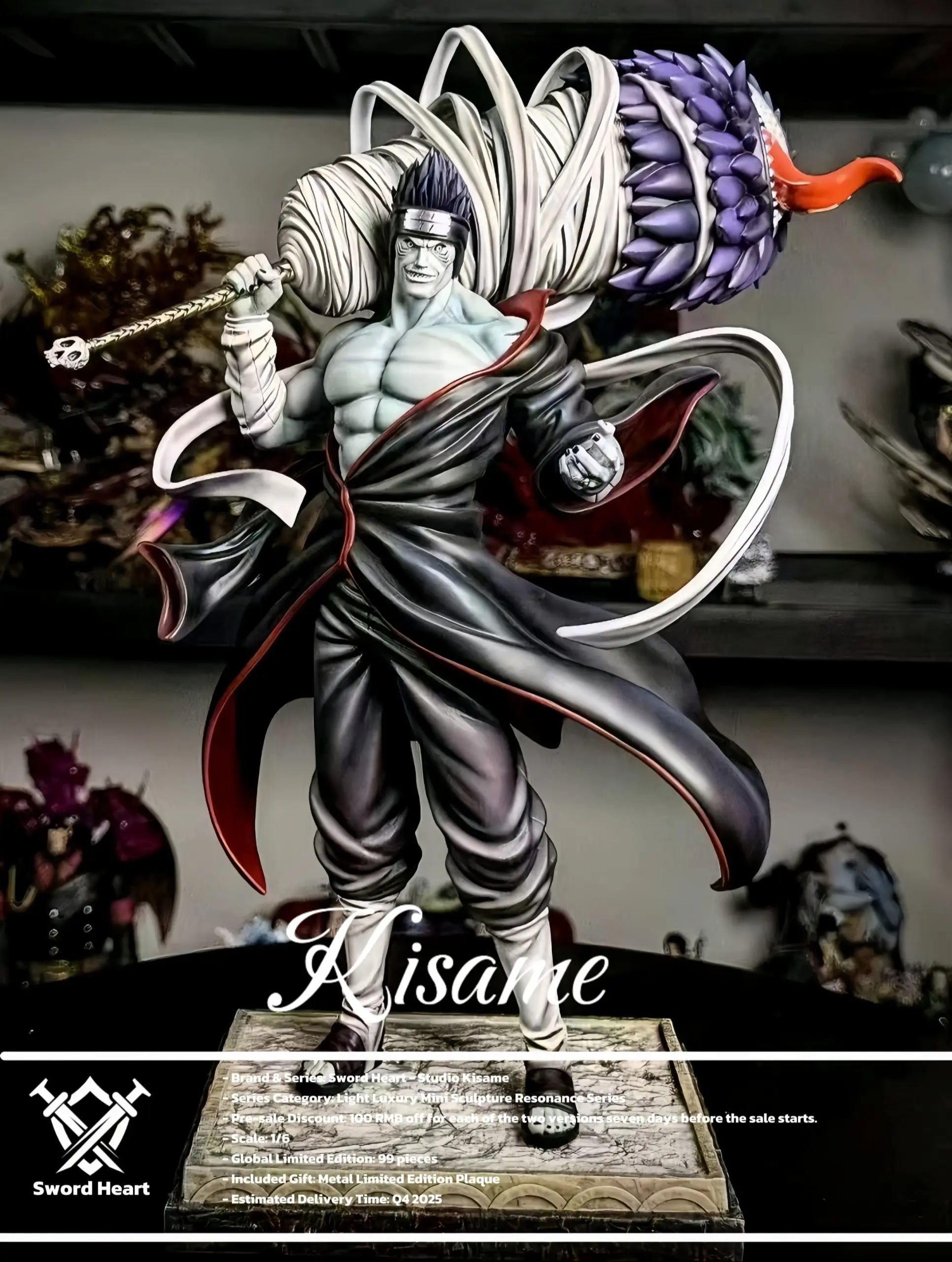 Sword Heart Studio -  Shark Form Kisame Statue(GK)