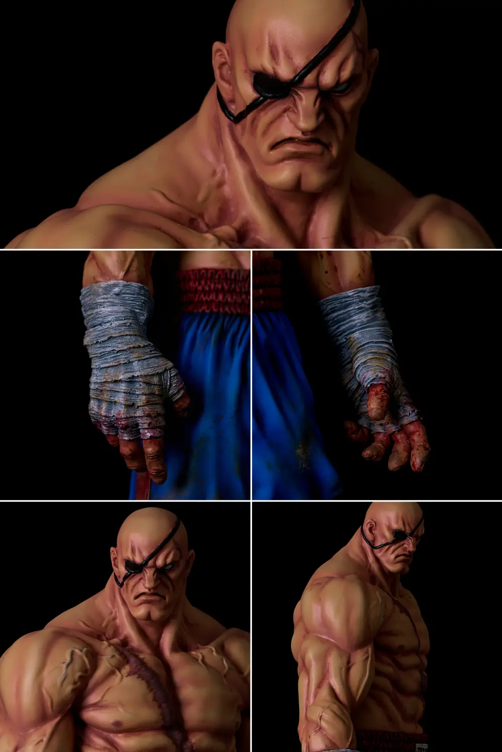 SynQ Lab. Collectable Studio - Street Fighter Sagat (Licensed)Statue 