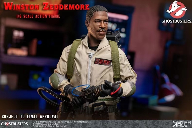 Ghostbusters 1/6 scale,action figures Peter Venkman and Winston Zeddemore (licensed),soldier