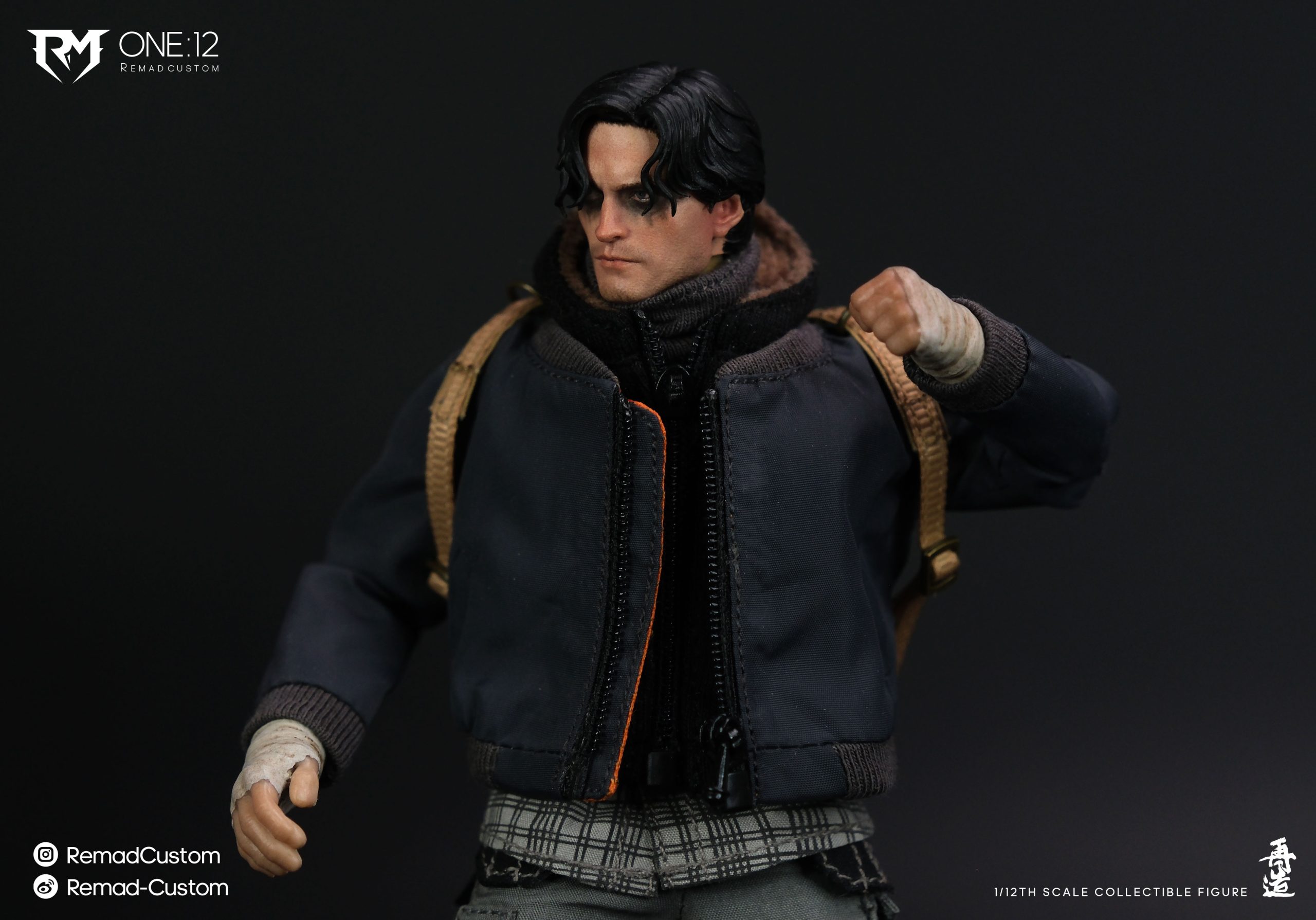 Motorcycle Wanderer 6 inch Cloth Outfit 1/12 Articulated Figure - Remad Custom Studio