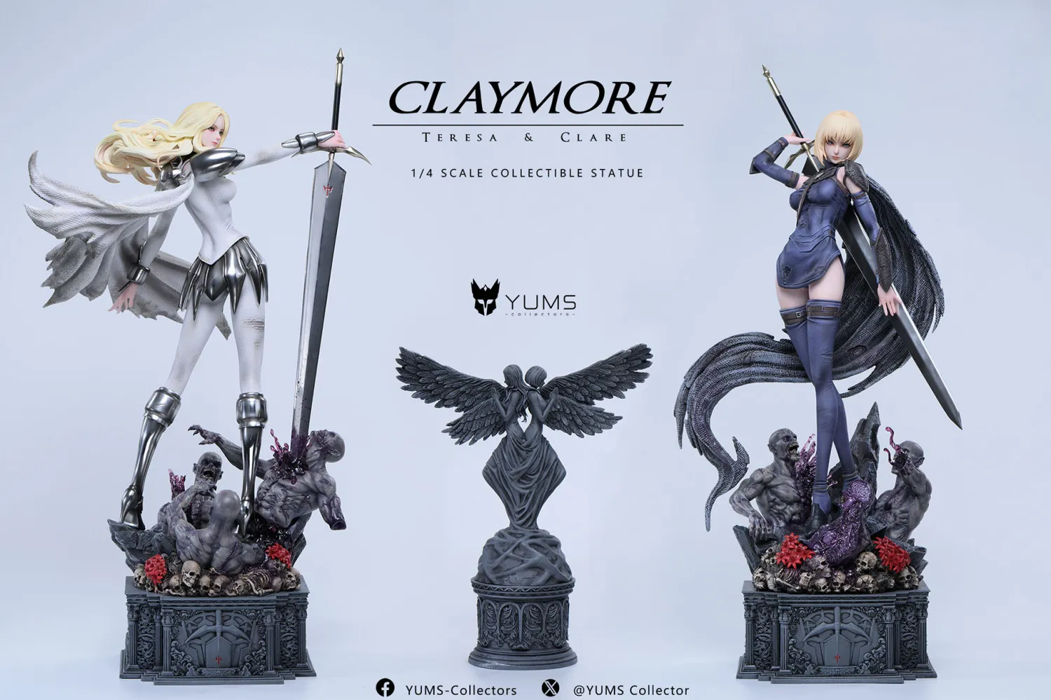 YUMS-Collectors Studio - Teresa X Clare Claymore Statue 