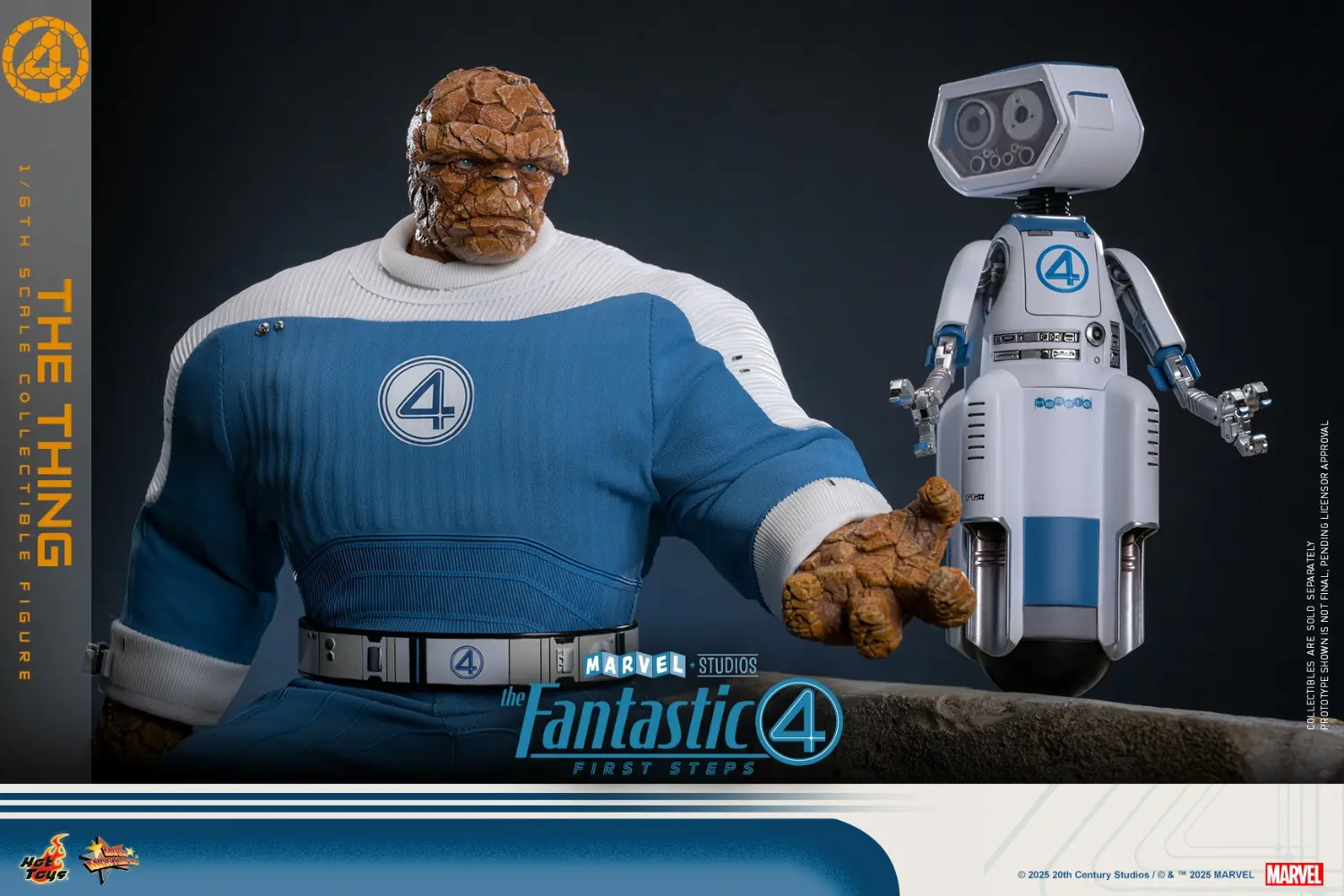 Hottoys - The Fantastic Four: First Steps Galactus Jumbo Sofvi Figure & The Thing SMS001J MMS813 (Licensed)1/6 Statue(GK)