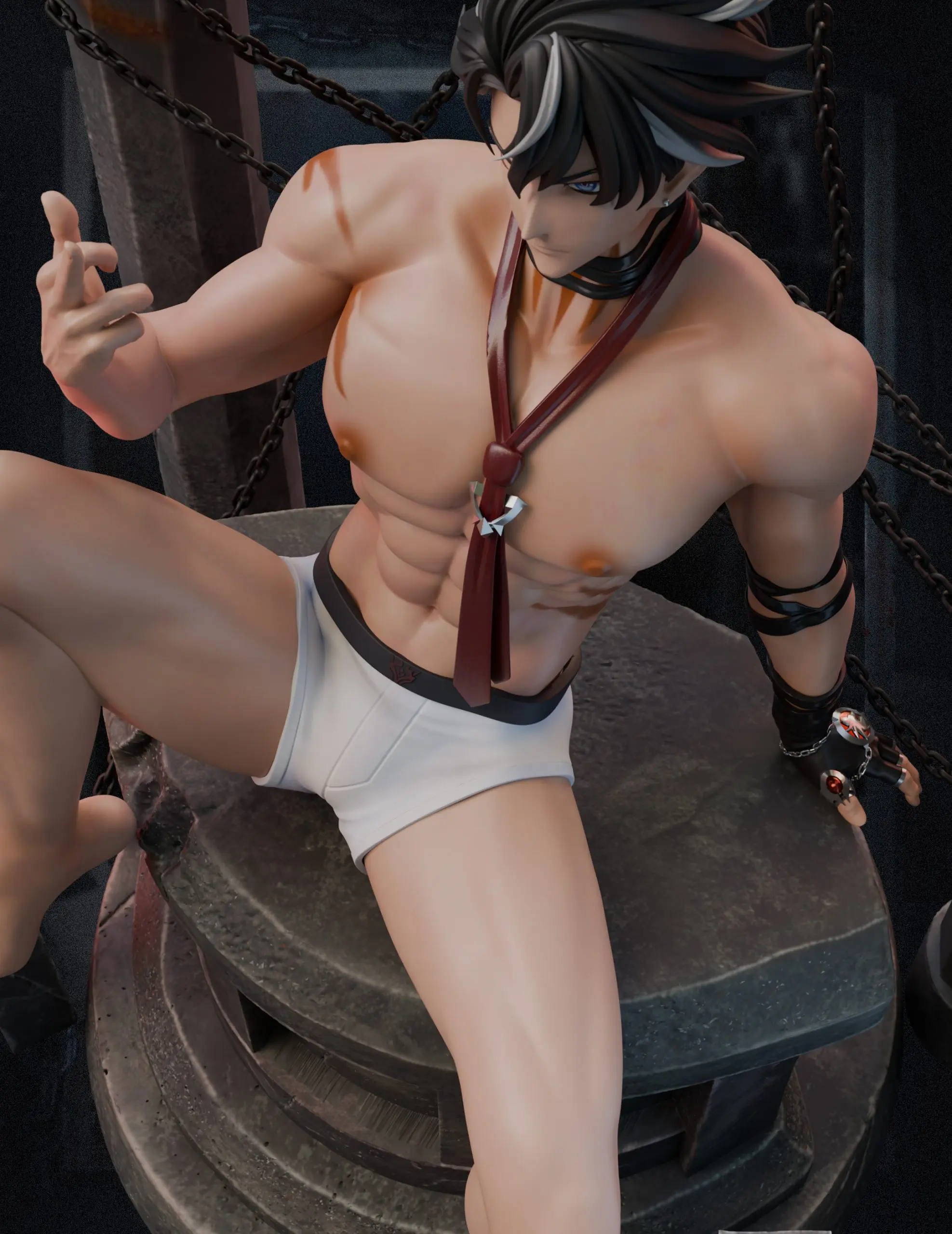 Pinksoul Studio - Genshin Impact Wriothesley Statue(GK) (Adult 18+)