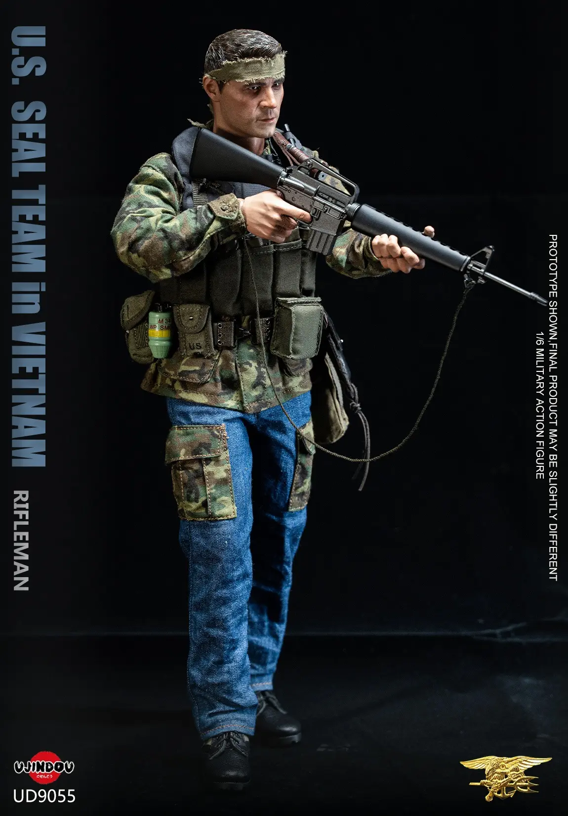 UJINDOU - 1/6 U.S. SEAL TEAM in VIETNAM RIFLEMAN UD9055 (Licensed) Statue(GK) 