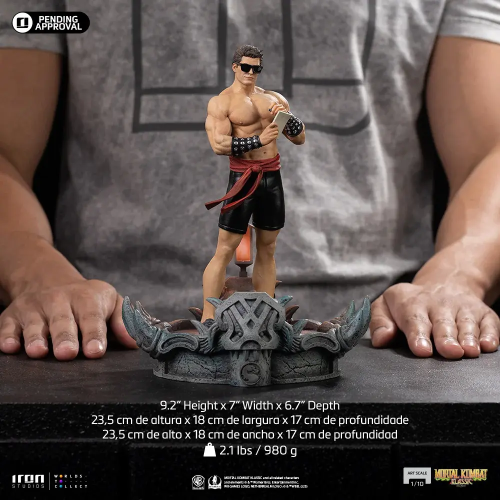 Iron Studios - Johnny Cage - Mortal Kombat Art Scale 1/10 Statue (Licensed)