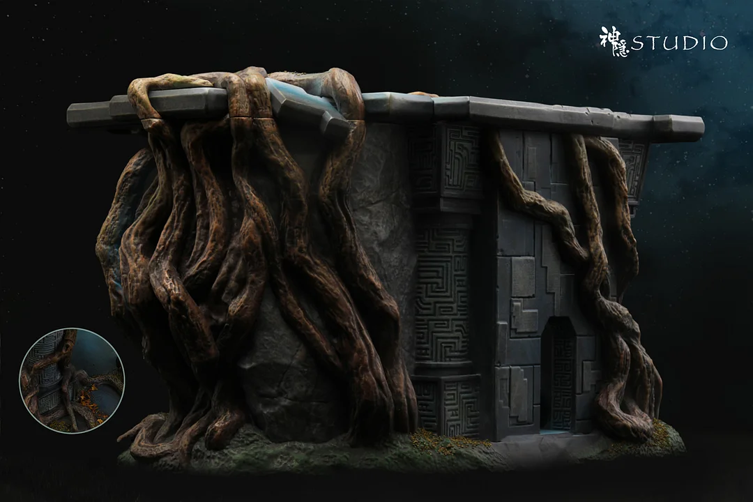 In stock - Rebirth of Balse Laputa with LED - Laputa: Castle in the Sky  Statue(GK) - ShenYin Studio -KWII-GK