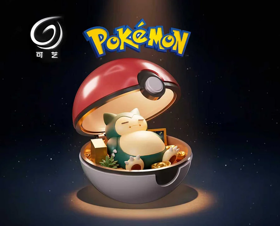 Ke Yi Mo Wan Studio-Wealthy Snorlax Pokémon Statue 