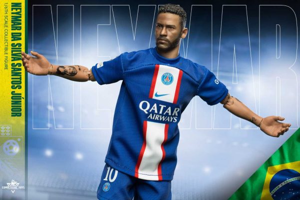 In stock-World Cup football player Com003 1/6 Neymar da Silva Santos Junior Action dolls, soldiers, competitive toys-KWII-GK