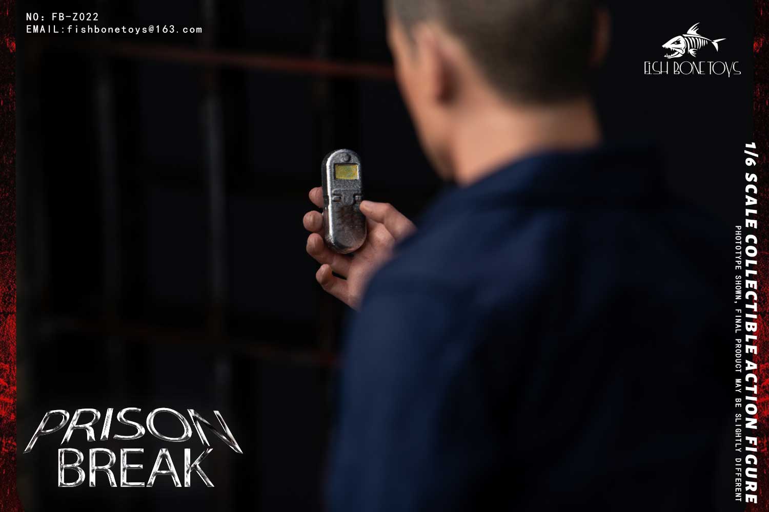Prison Break Michael & tbag & Double set & Magnetic Opening and Closing Prison Scene 1/6 scale action figure Statue(GK)-FISH BONETOYS-KWII-GK