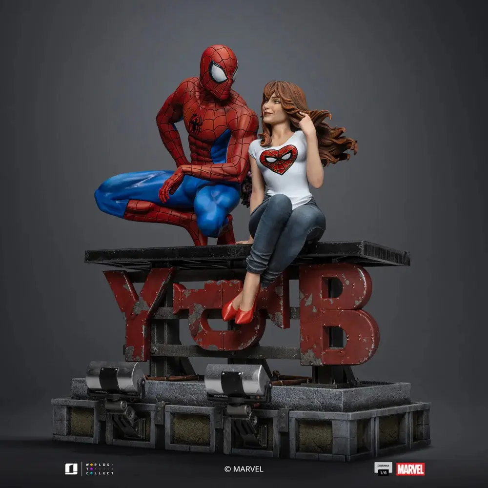 Iron Studio - the Spider-Man and MJ 1:6 Scale Diorama MARCAS119025-16 (Licensed) Statue(GK)