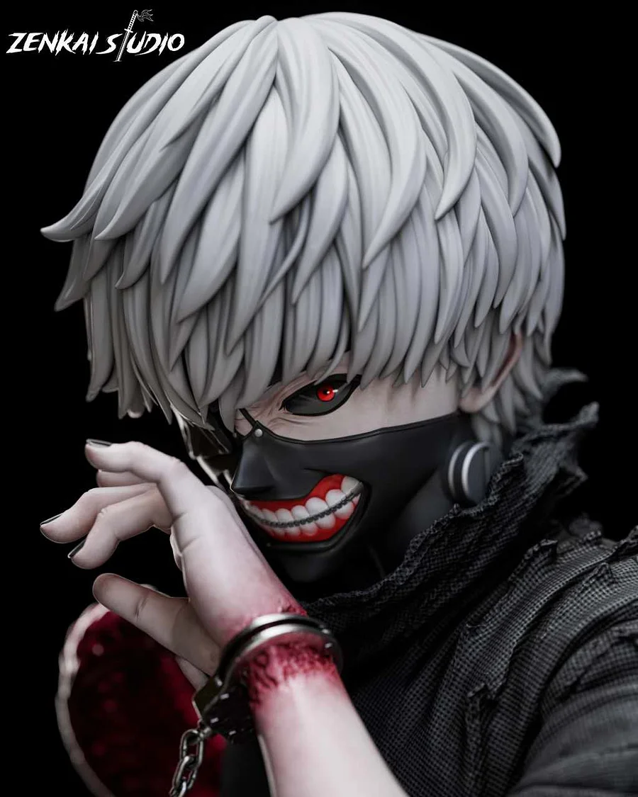 Tokyo Ghoul Ken Kaneki 1/1 Bust Statue(GK)-Zenkai Studio 