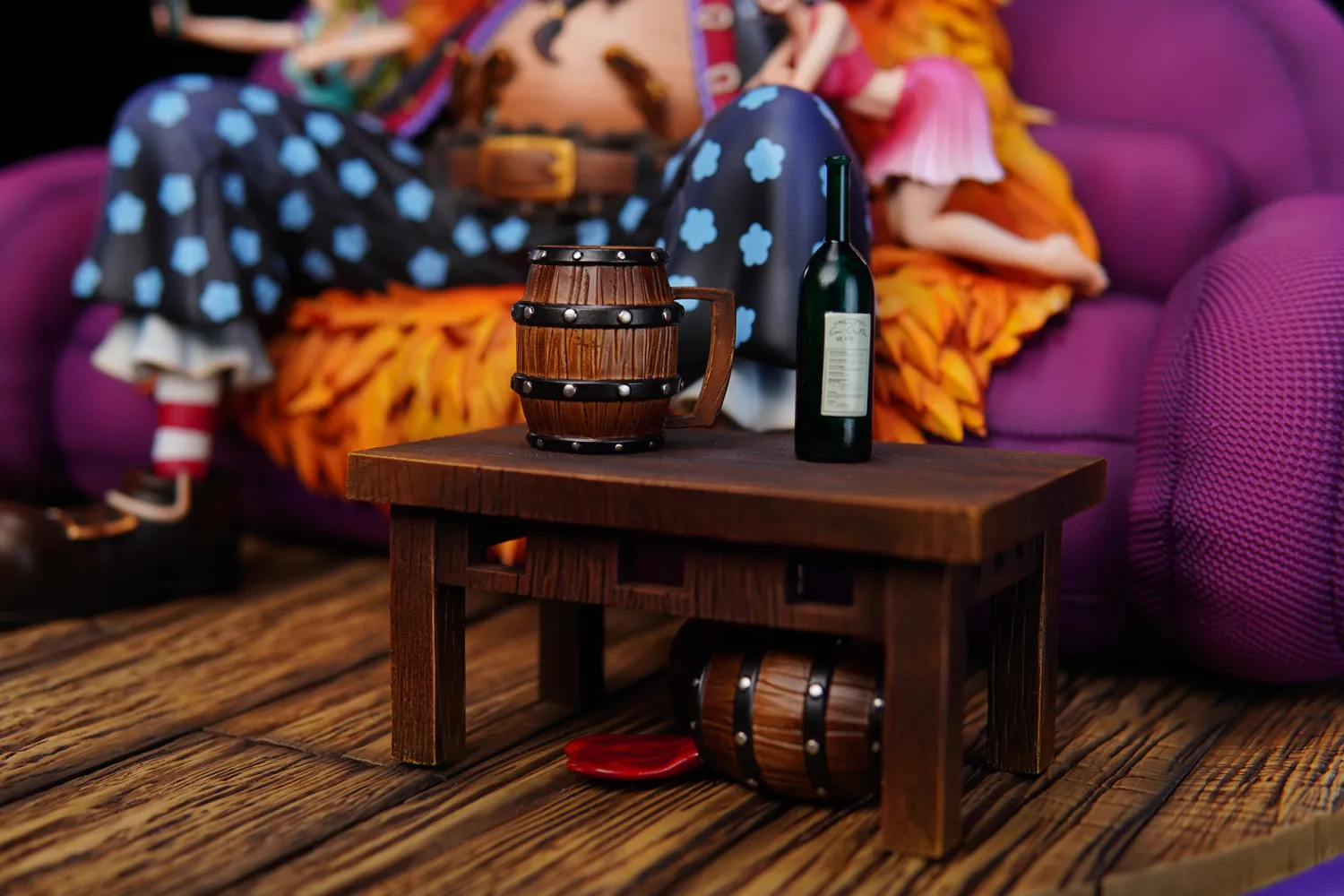 Tian Xie She Studio -One Piece Four Emperors Seated Teach Statue