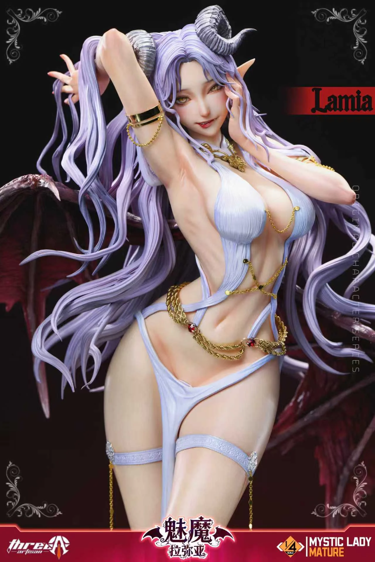 Three Artisan Studio - MYSTIC LADY MATURE Series No. 1 Lamia Statue Licensed
