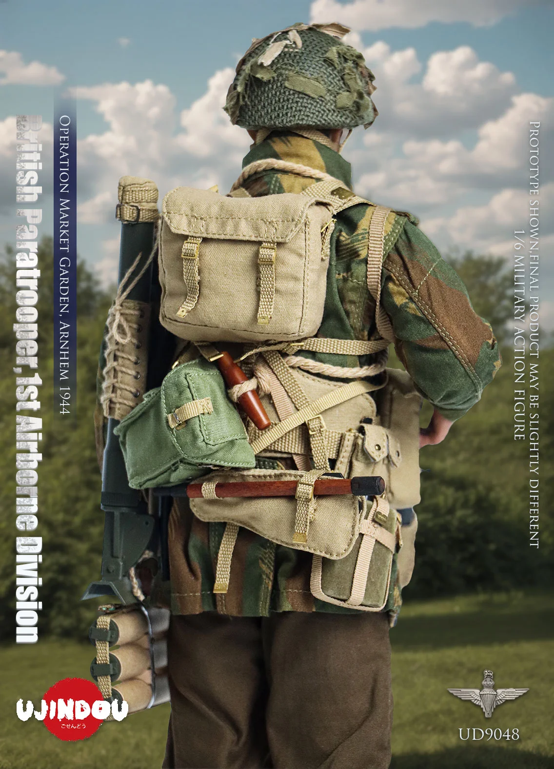 British Paratrooper 1st Airborne Division Operation Market Garden Arnhem 1/6 Action Figure Statue(GK)-UJINDOU-KWII-GK