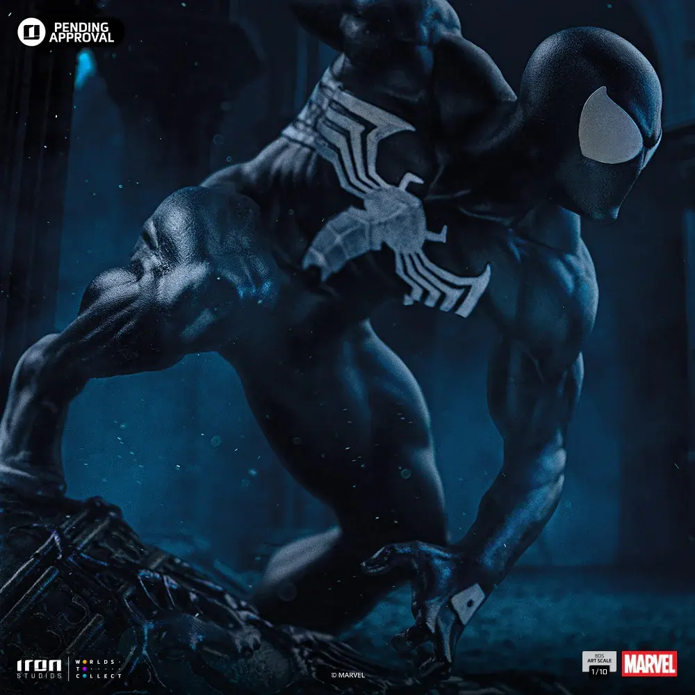 Iron Studios - Spider Man Black Costume - Marvel Comics Series 7 Art Scale 1/10 Statue (Licensed)