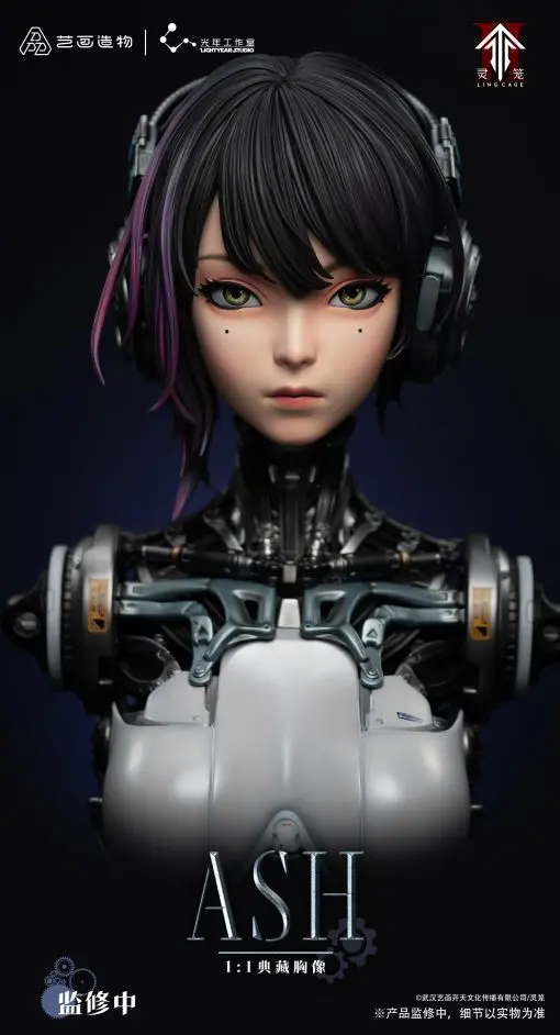 YHKT ENTERTAINMENT X Light Year Studio - Ling Cage ASH 1:1 BUST (Licensed)Statue