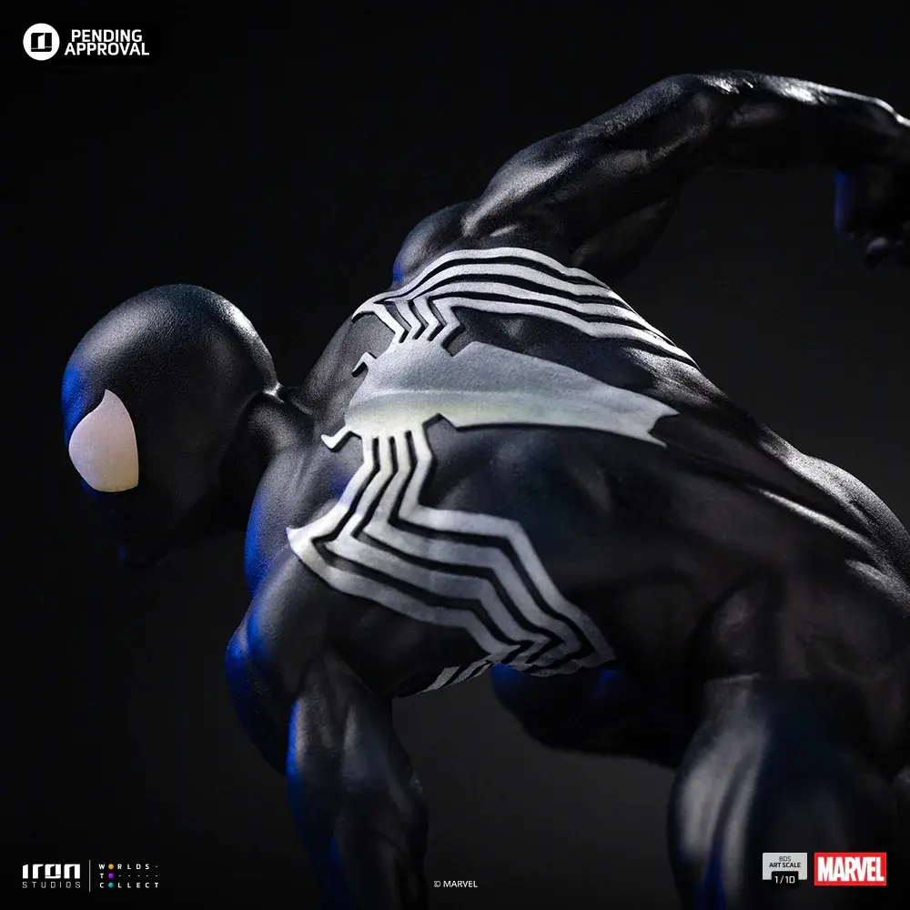 Iron Studios - Spider Man Black Costume - Marvel Comics Series 7 Art Scale 1/10 Statue (Licensed)