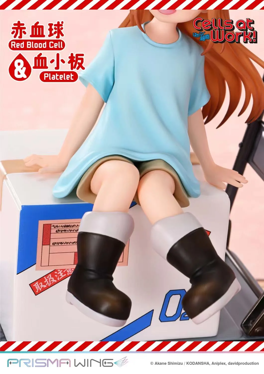 Prime 1 Studio & PRISMA WING Collection - Cells at Work Red Blood Cell & Platelet Non Scale Pre-Painted Figure PWHSB-01 PWHSB-01S (Licensed)Statue