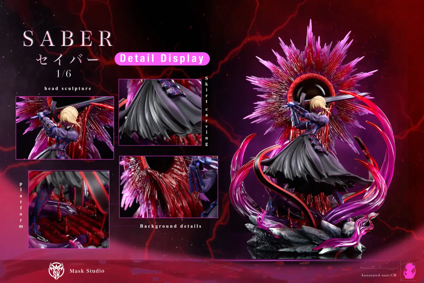 Mask Studio - Saber Alter Fate/stay night Statue(GK)
