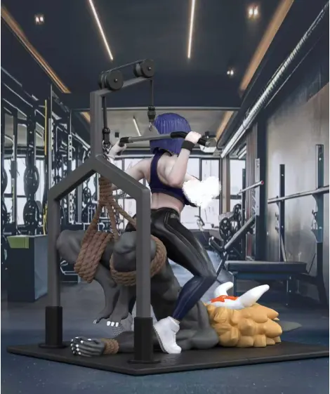 Xing Zhe Studio - Genshin Impact Ye Lan at the Gym Statue(GK)(Adult 18+) 