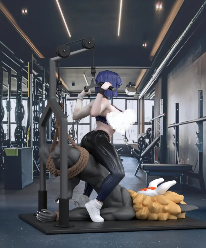 Xing Zhe Studio - Genshin Impact Ye Lan at the Gym Statue(GK)(Adult 18+) 