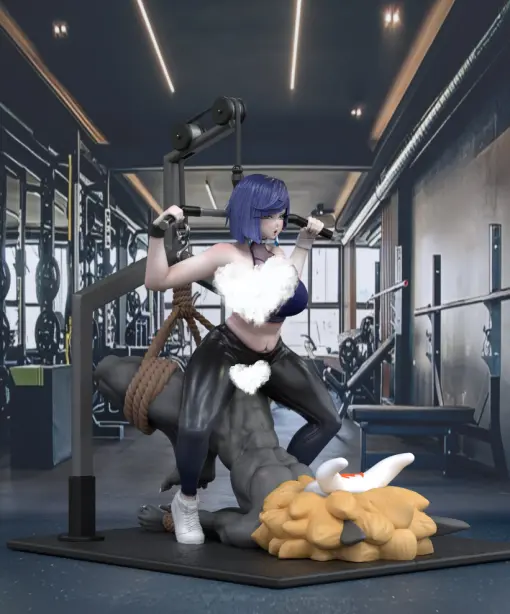 Xing Zhe Studio - Genshin Impact Ye Lan at the Gym Statue(GK)(Adult 18+) 