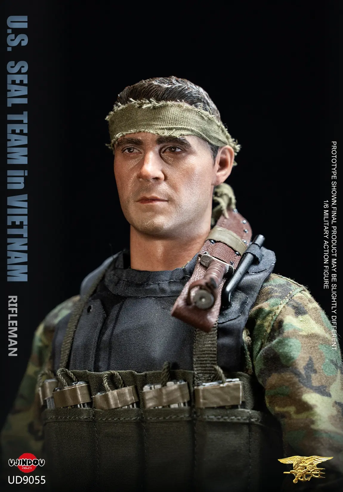 UJINDOU - 1/6 U.S. SEAL TEAM in VIETNAM RIFLEMAN UD9055 (Licensed) Statue(GK) 