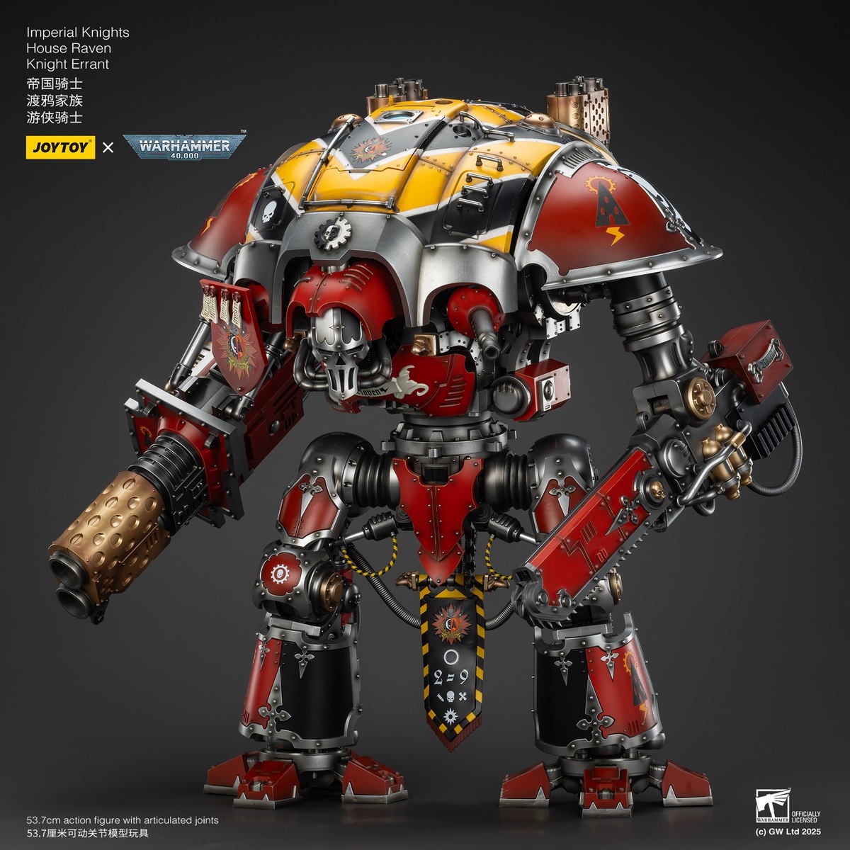 Ultramarines Relic Secundus Armour & Imperial Knights House Raven Knight Errant JT01536 JT9305 (Licensed) Statue(GK) - JOYTOY-KWII-GK