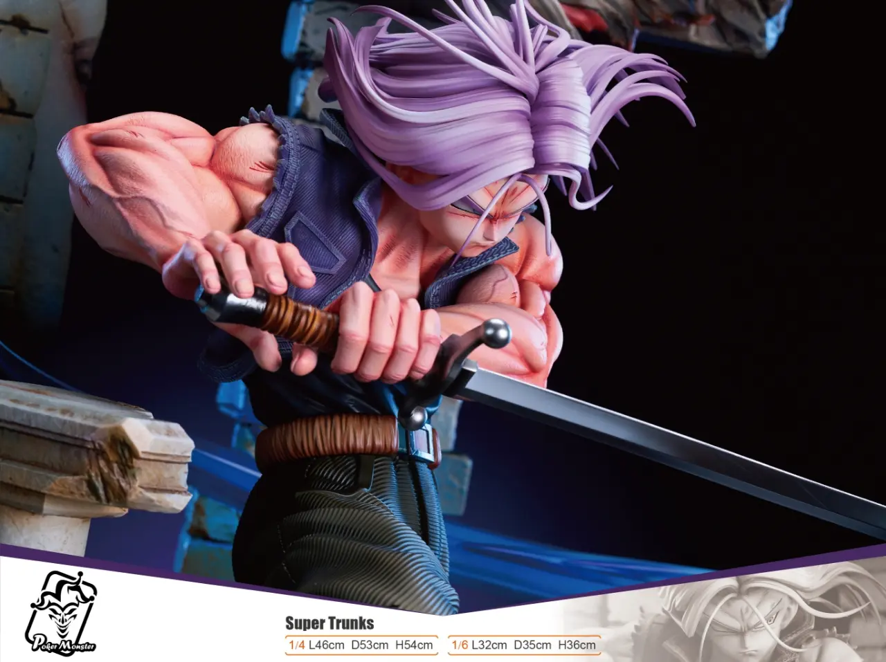 Poker Monster Studio - Dragon Ball Super Trunks Statue(GK)