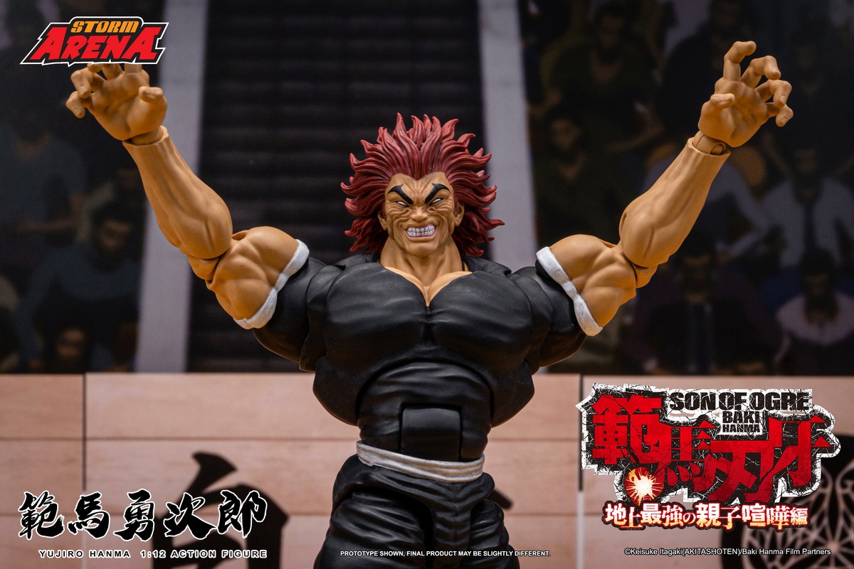 Baki the Grappler Yujiro Hanma Action Figure BHSA02 (Licensed)Statue(GK) -Storm TOYS