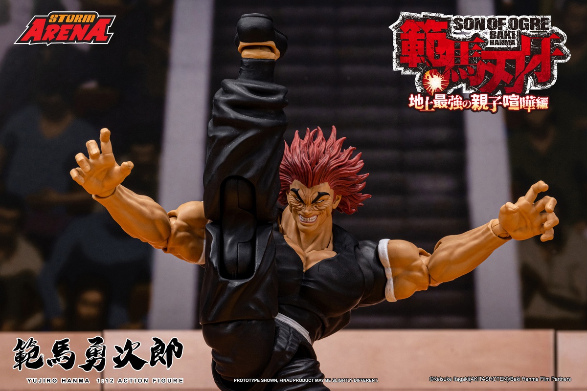 Baki the Grappler Yujiro Hanma Action Figure BHSA02 (Licensed)Statue(GK) -Storm TOYS