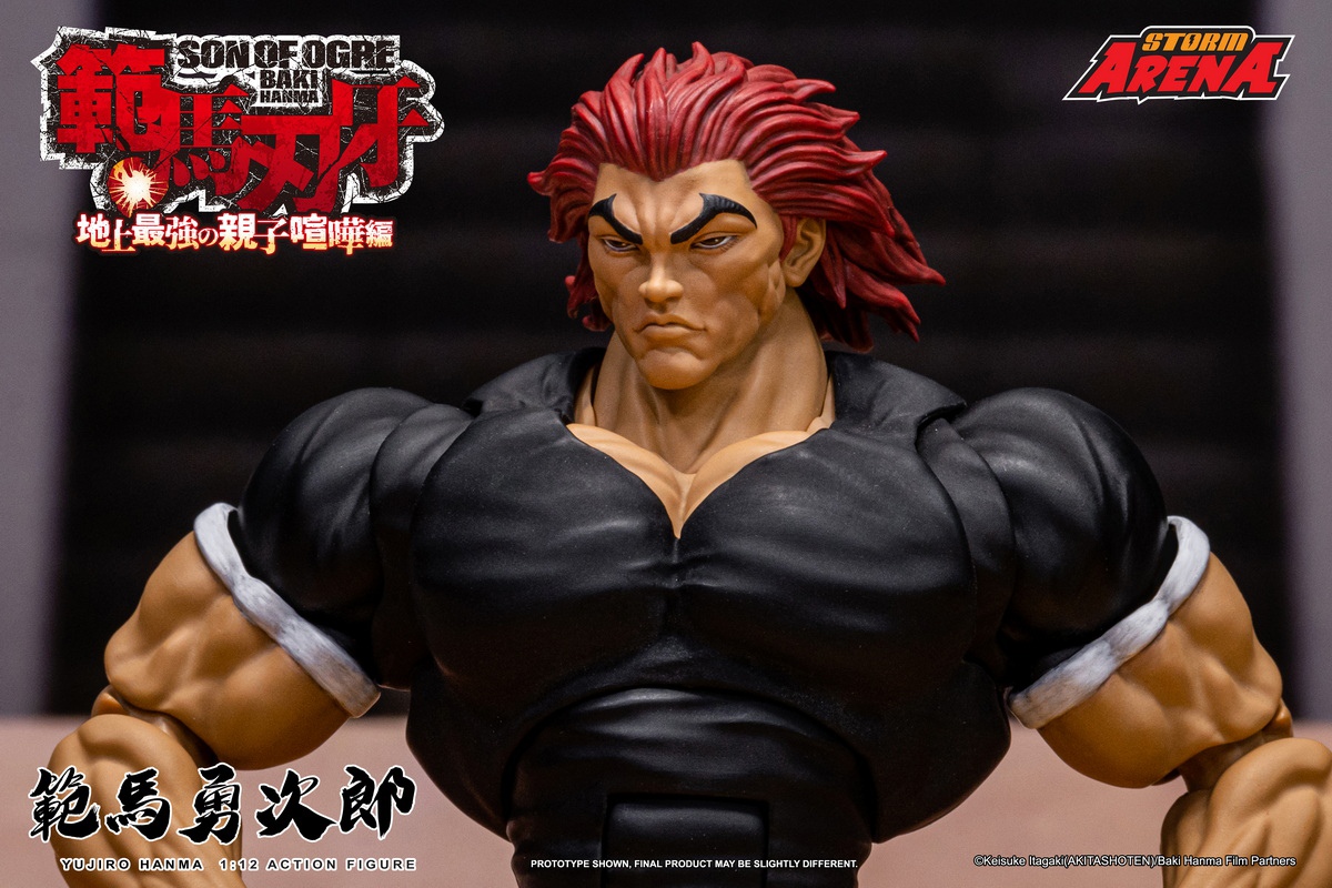 Baki the Grappler Yujiro Hanma Action Figure BHSA02 (Licensed)Statue(GK) -Storm TOYS