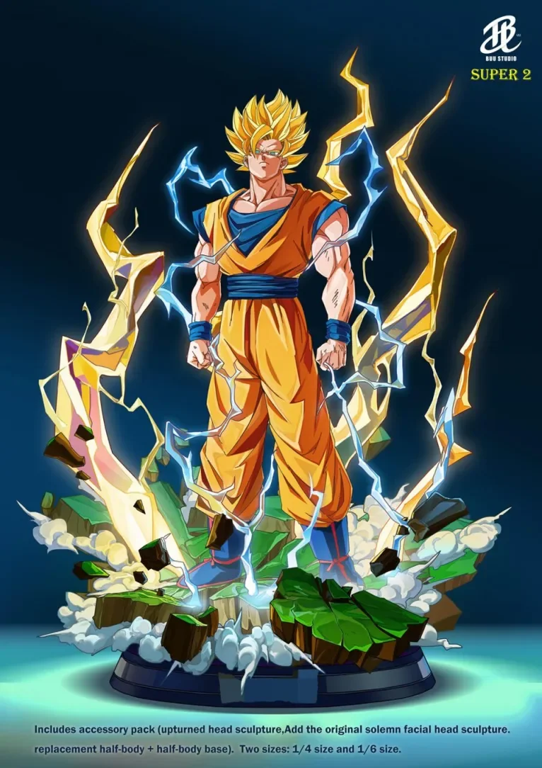 BUU Studio - Dragon Ball - SSJ2 GOKU 1/4 & 1/6 Statue(GK) 