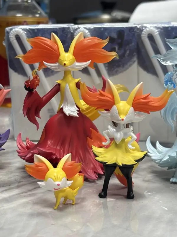Mo Yu Studio - Pokemon Delphox Evolution Set Statue(GK) 