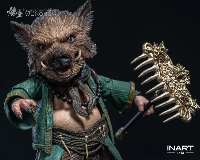 Black Myth: Wukong Zhu Bajie 1/12 Scale Action Figures (Licensed) - INART Studio