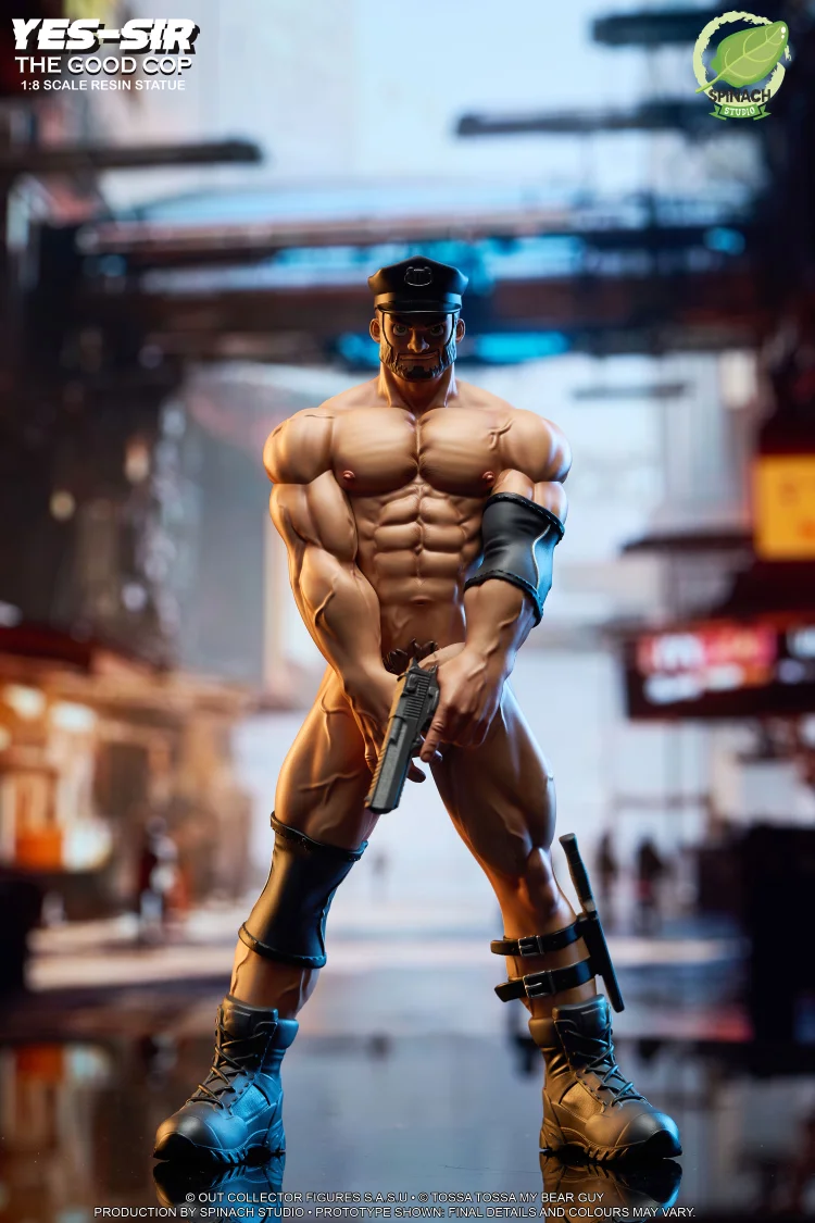 Original Organic Boy #2 YES-SIR - The Good Cop Statue GK (Adult 18+) SPINACH Studio, Pre-sale