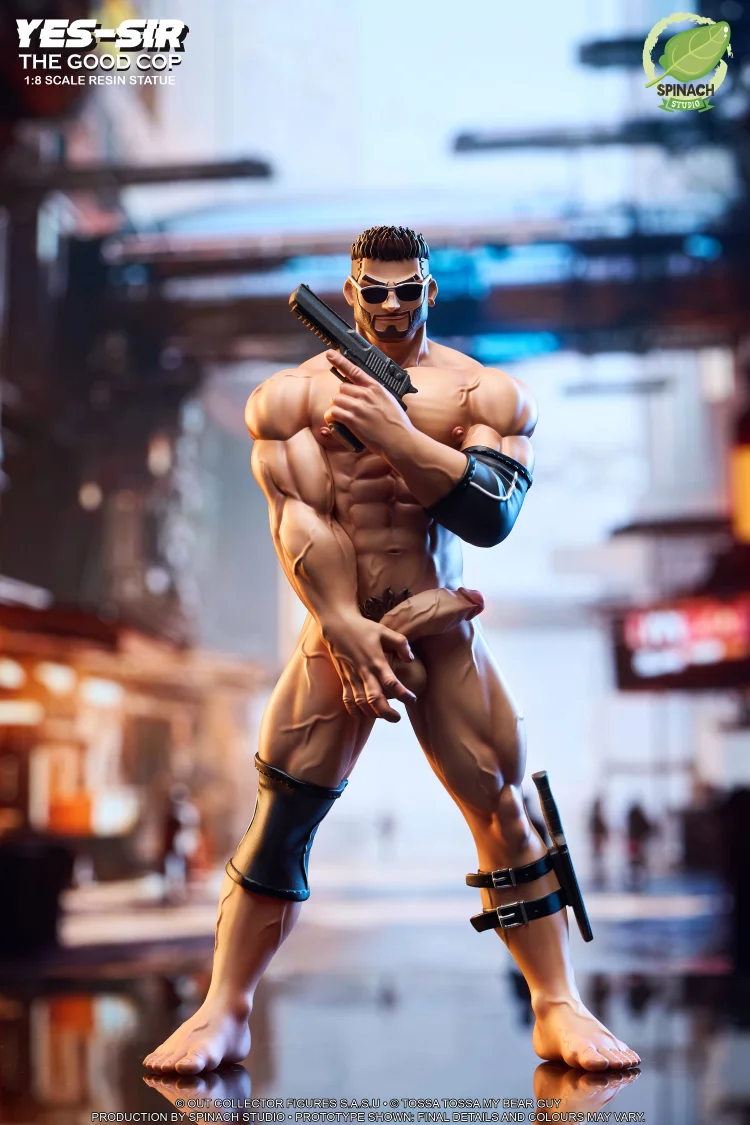 Original Organic Boy #2 YES-SIR - The Good Cop Statue GK (Adult 18+) SPINACH Studio, Pre-sale