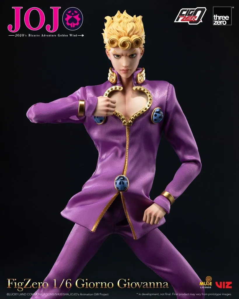 JoJo's Bizarre Adventure: Golden Wind FigZero Giorno Giovanna 3Z06570M0 (Copyright)1/6 Action Figure Statue(GK)-Threezero-KWII-GK