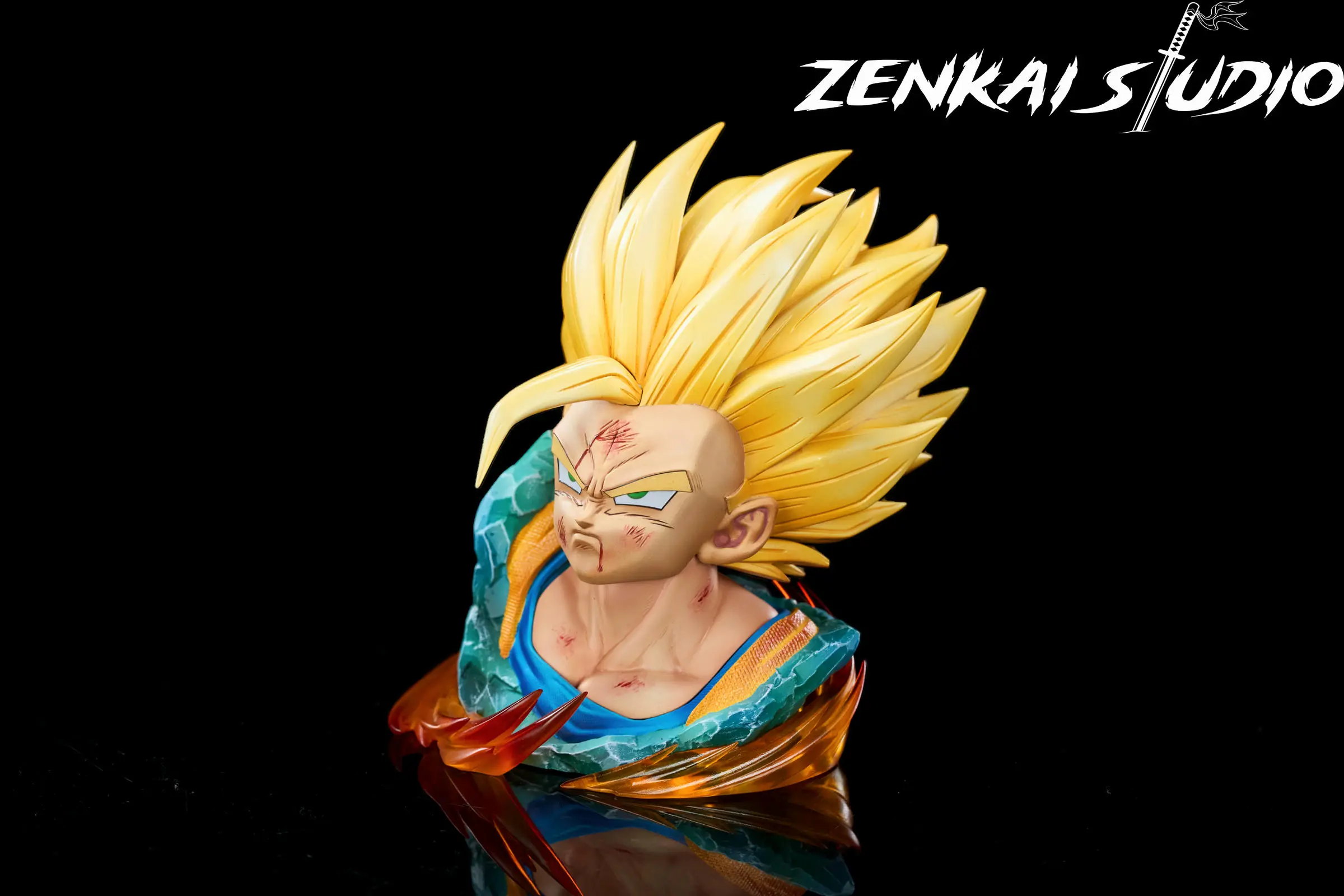 Zenkai Studio - Dragon Ball Z OAV Versus Series 1/4 Scale Diorama Son Goku & Bojack Statue(GK) 