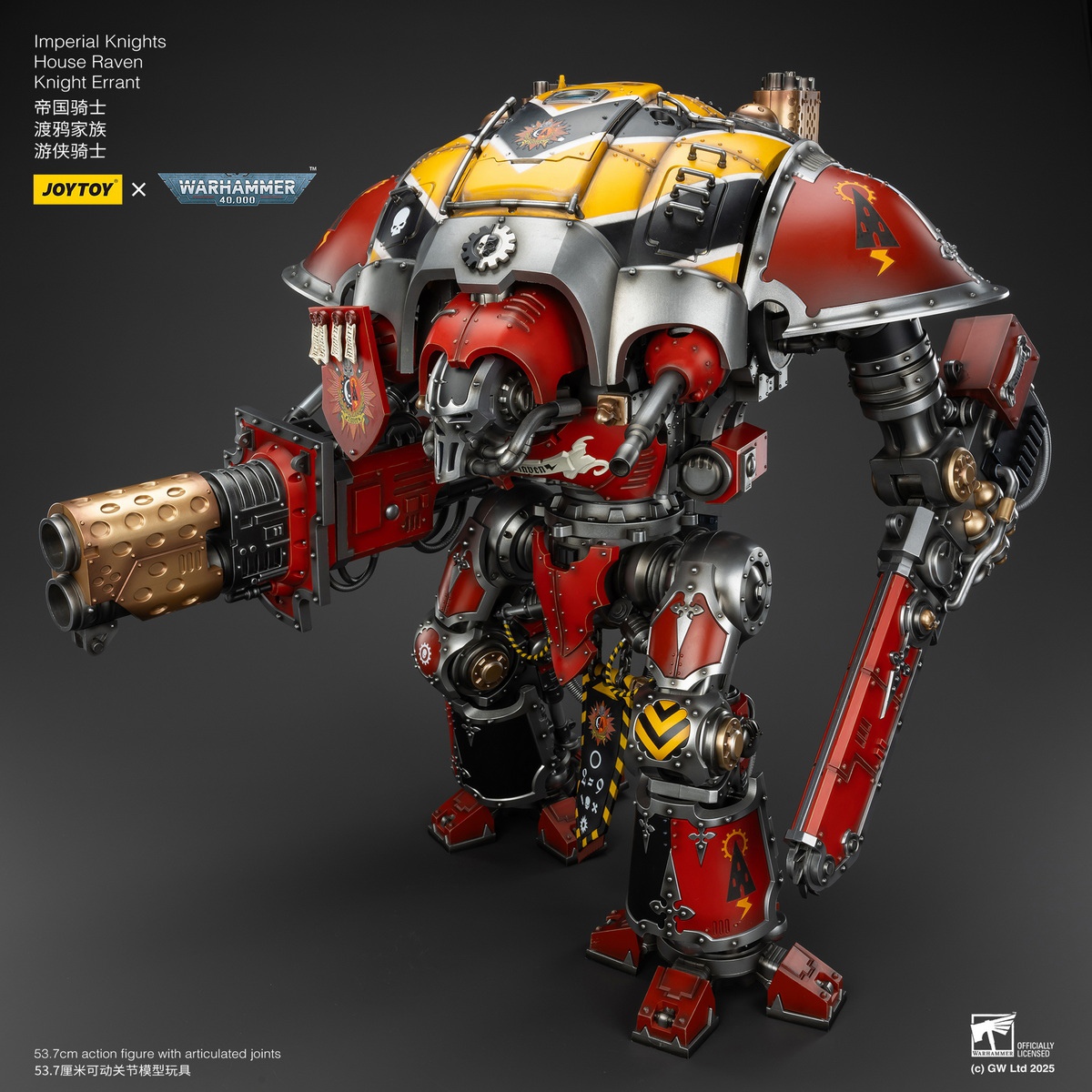 Ultramarines Relic Secundus Armour & Imperial Knights House Raven Knight Errant JT01536 JT9305 (Licensed) Statue(GK) - JOYTOY-KWII-GK