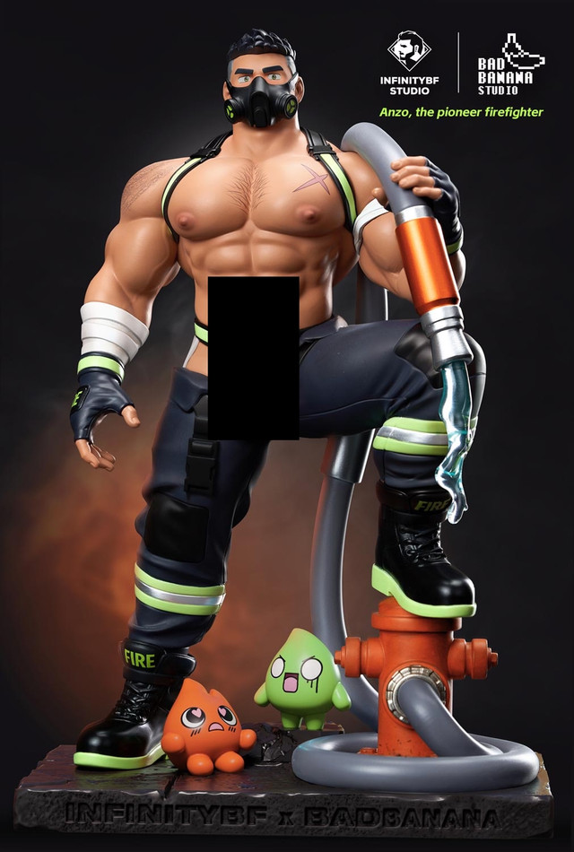 The Pioneer Firefighter Anzo Statue (GK)(Adult 18+) -INFINITYBF Studio & Bad Banana Studio