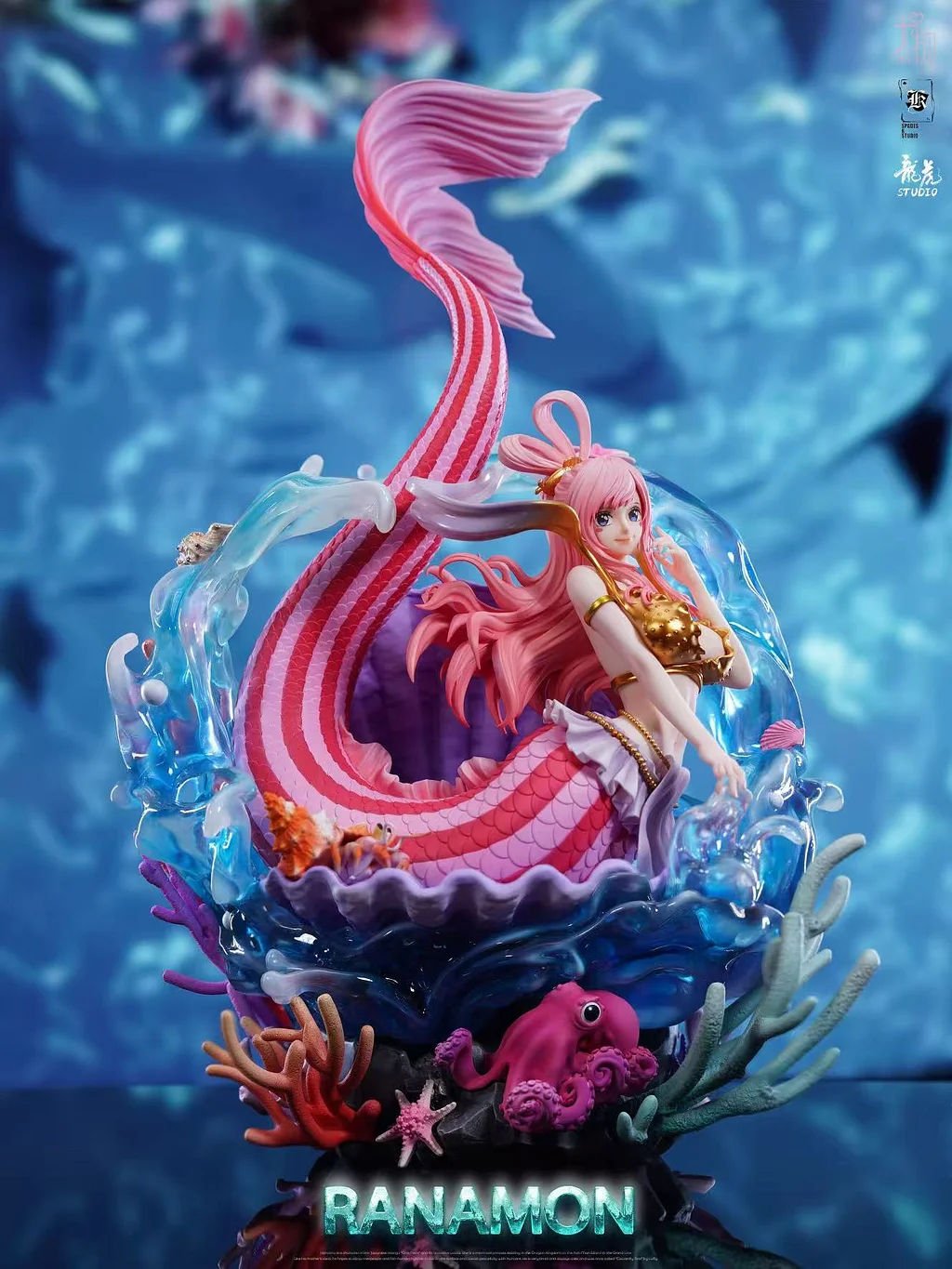 You Wu Studio X Spades K Studio X Long Hu Studio - One PieceS Ancient Weapon Shirahoshi tatue(GK)